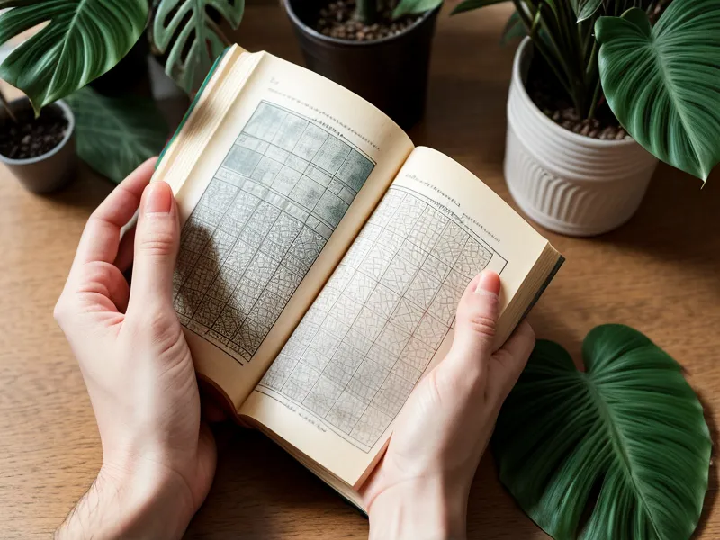 Hand markiert Textstellen in einem Human Design Handbuch – Grundlagen für die gemeinsame Geldplanung als Paar
