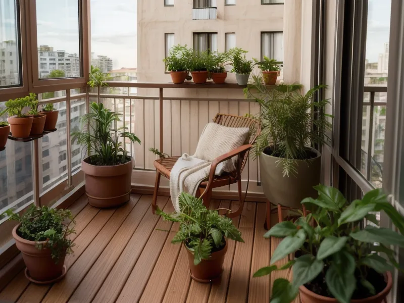 Bepflanzter Balkon in Hamburg-Eimsbüttel als Sinnbild für unterschiedliche Motivation in der Ehe