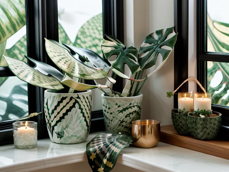 Ein Adventskranz auf einer Fensterbank neben vielen Zimmerpflanzen in einer Hamburger Wohnung – kleines Beispiel für Beziehungstipps aus Hamburg